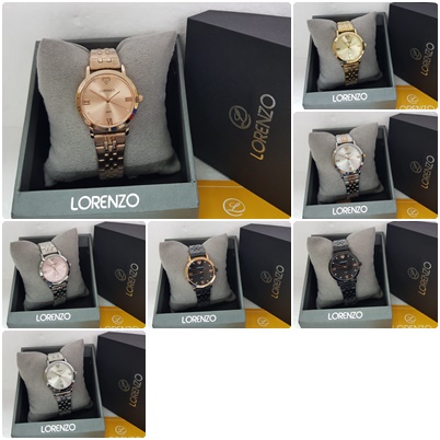 JAM TANGAN WANITA LORENZO 7123L 7123 ORIGINAL FREE BOX