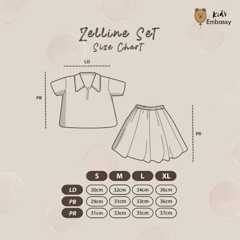 SETELAN CROP ZELINE BY KIDS EMBOSSY