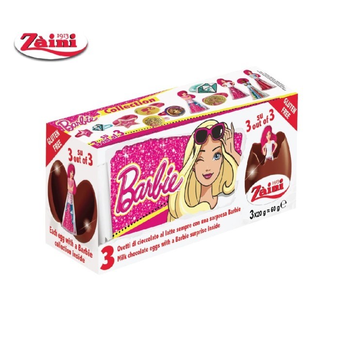 

Zaini Trio Surprise Egg Barbie 60gr