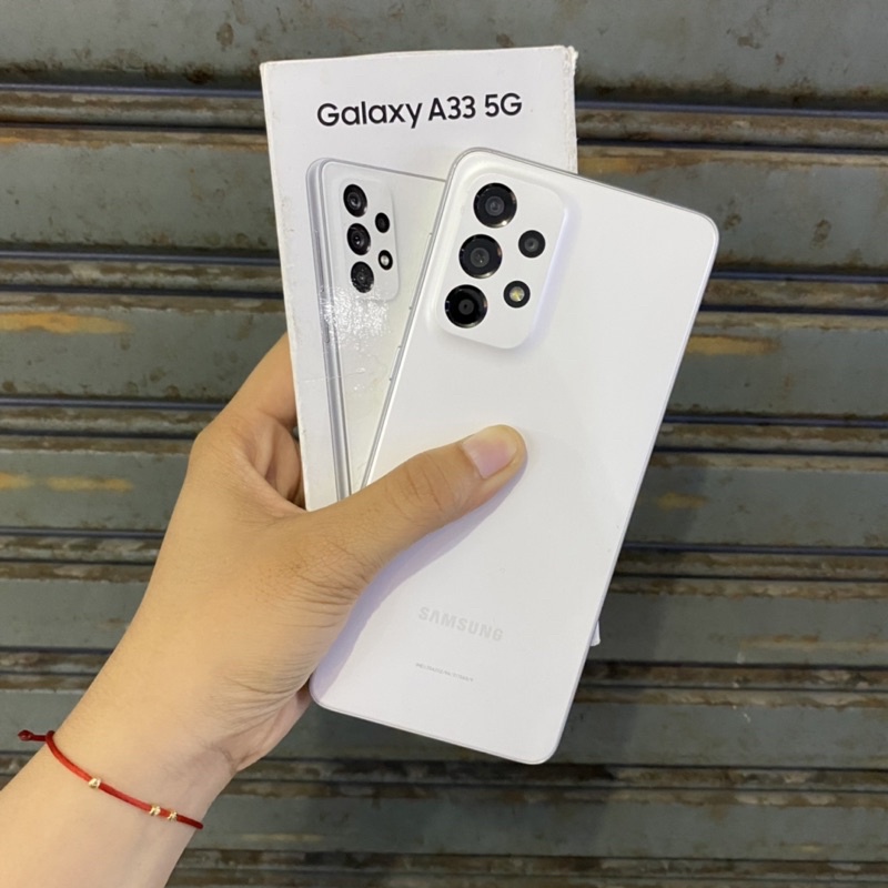 Samsung A33 5g 8/256gb second bekas pakai resmi sein mulus fullset original