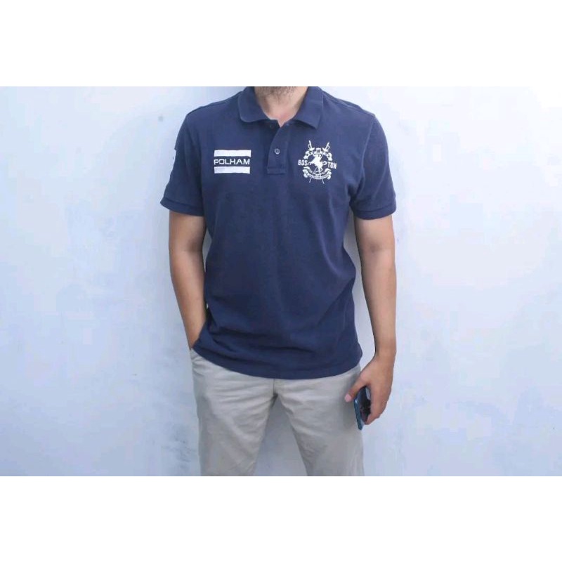 kaos polo polham second