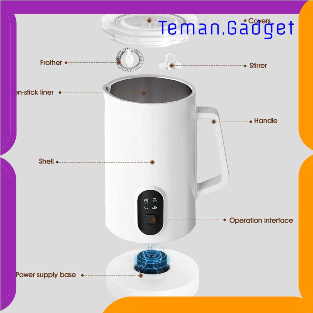 TG - DPR Hommy Teko Pembuat Buih Susu Milk Frother Foam Maker - MF03