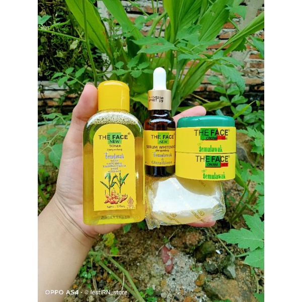 PAKET TEMULAWAK THE FACE ASLI ORIGINAL