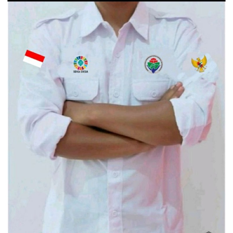 Kemeja dinas kemendes pria dan wanita Pakaian dinas wanuta sdgs kemeja sdgs