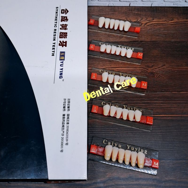 Gigi Palsu CAIYU Ecer Depan Bawah/Gigi Tiruan Depan Bawah