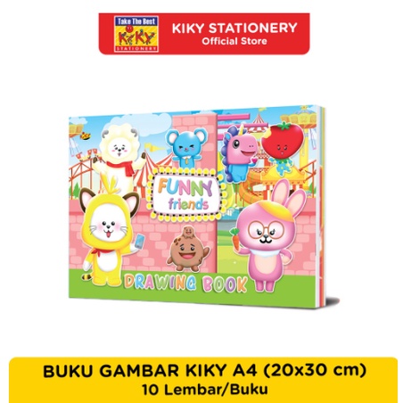 

Buku Gambar Anak / Buku Gambar Kiky Ukuran A4 Isi 10 Lembar ( Perpcs )