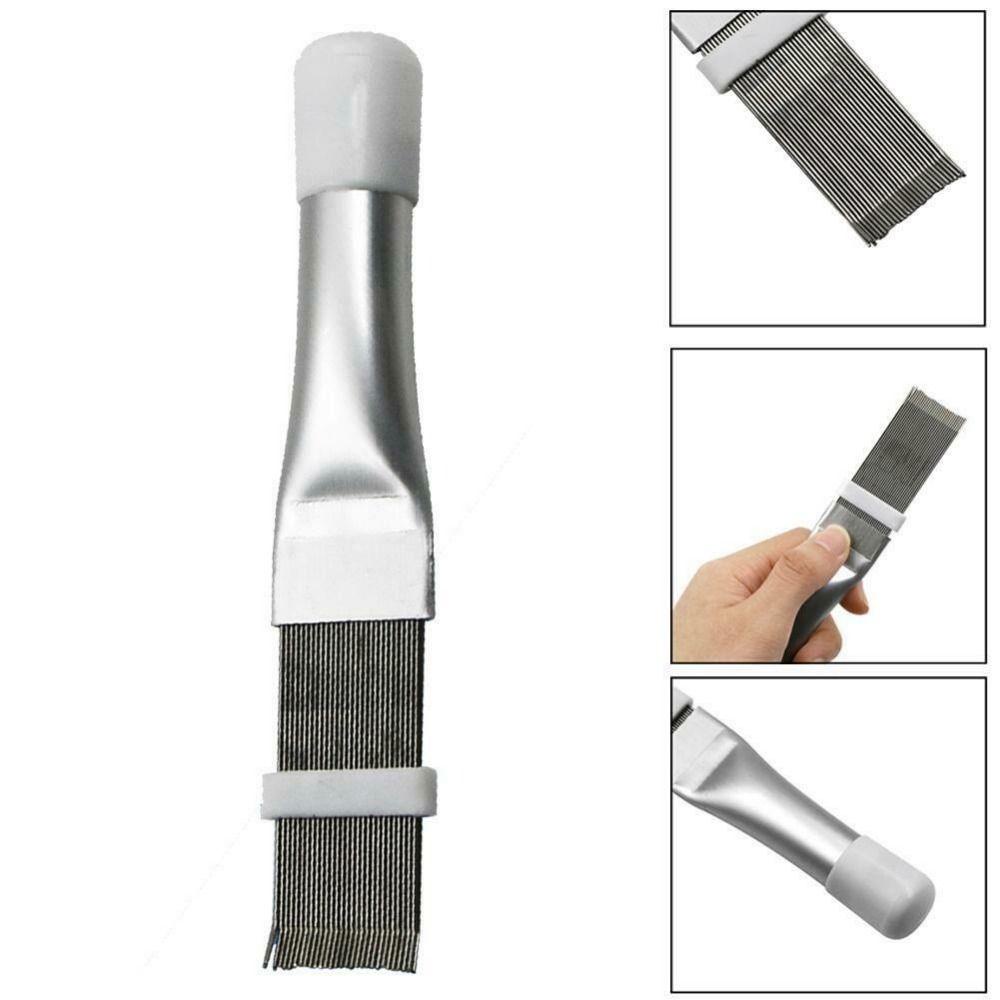 Solighter Sisir Reparasi Sirip Pendingin Ruangan Alat Pembersih Hardware Repair Tools Stainless Steel