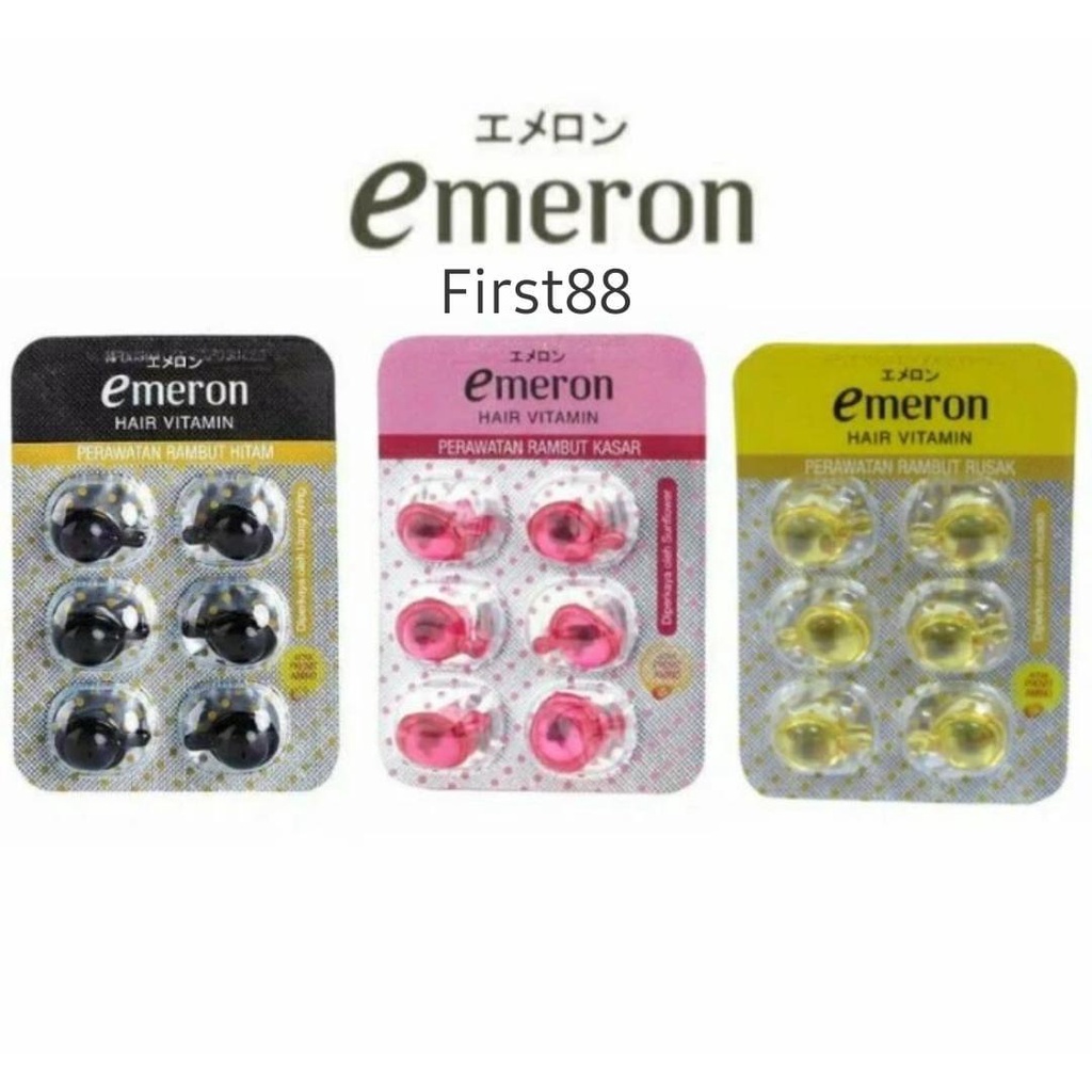 EMERON HAIR VITAMIN RAMBUT VITAMIN BLISTER ISI 6 PCS