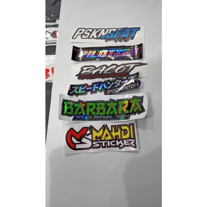 STICKER PACK RACING/KATA KATA/ RANDOM/ SUNMORI DLL BOSKUUU P2