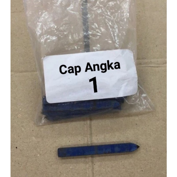 

Stempel Cap Angka 1