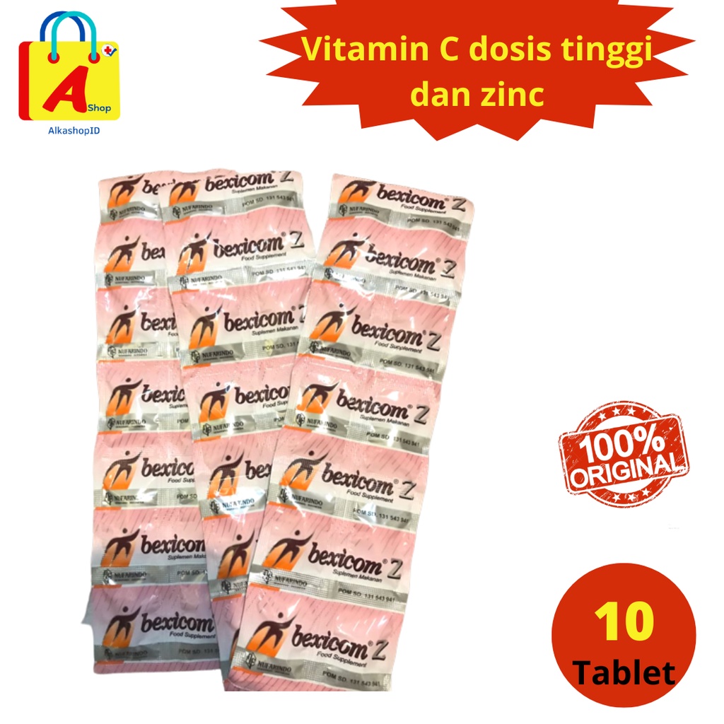 Bexicom Z multivitamin per strip 10 tablet