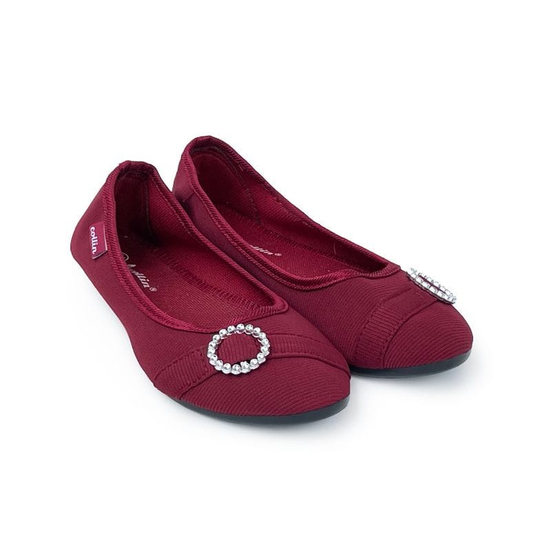 Flat Shoes Wanita Collin - L301-2 Merah Sepatu Flat Wanita Import Premium