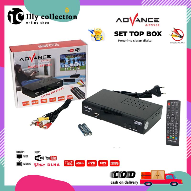 Set Top Box STB TV Digital Evercoss