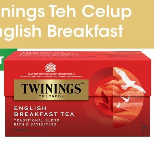 

Twinings Teh Celup English Breakfast 25x2gr