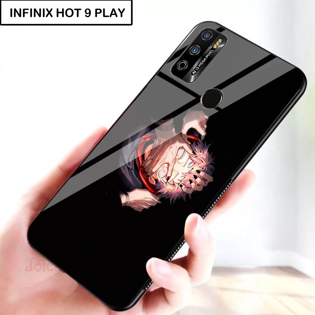 Softcase Kaca For INFINIX HOT 9 PLAY - Case Handphone INFINIX HOT 9 PLAY [T92].
