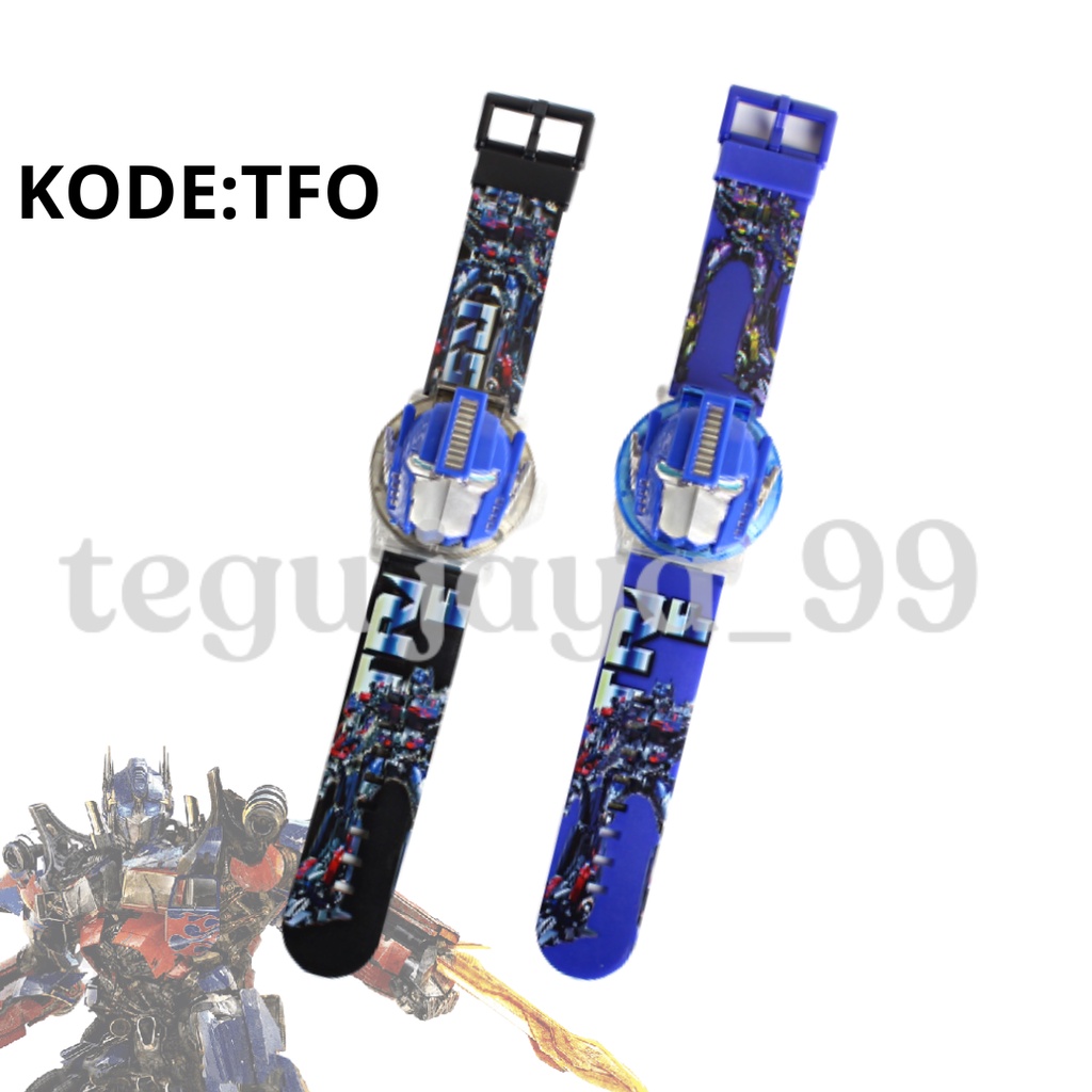 JAM TANGAN ANAK FASHION ANAK LAKI LAKI LASER LAMPU DAN MUSIK KARAKTER SUPER HERO TG1039