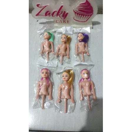 topper boneka tusuk tumpeng/cake/ puding