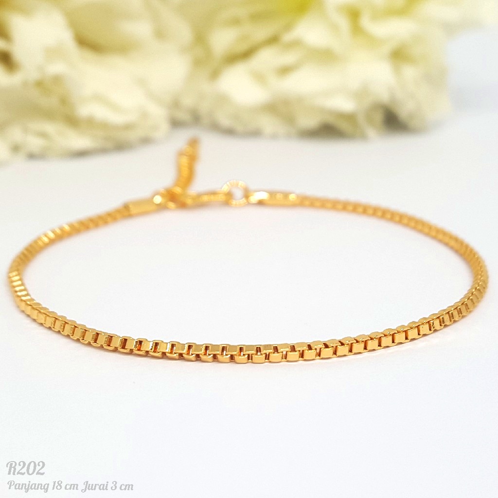 PGX Gelang Tangan Xuping Wanita Perhiasan Lapis Emas Aksesoris Fashion Premium - R202