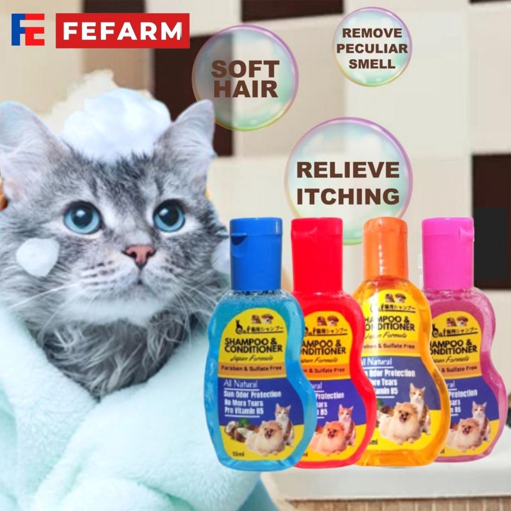 Shampoo Sampoo Sampo Kucing Plus Conditioner FEFARM