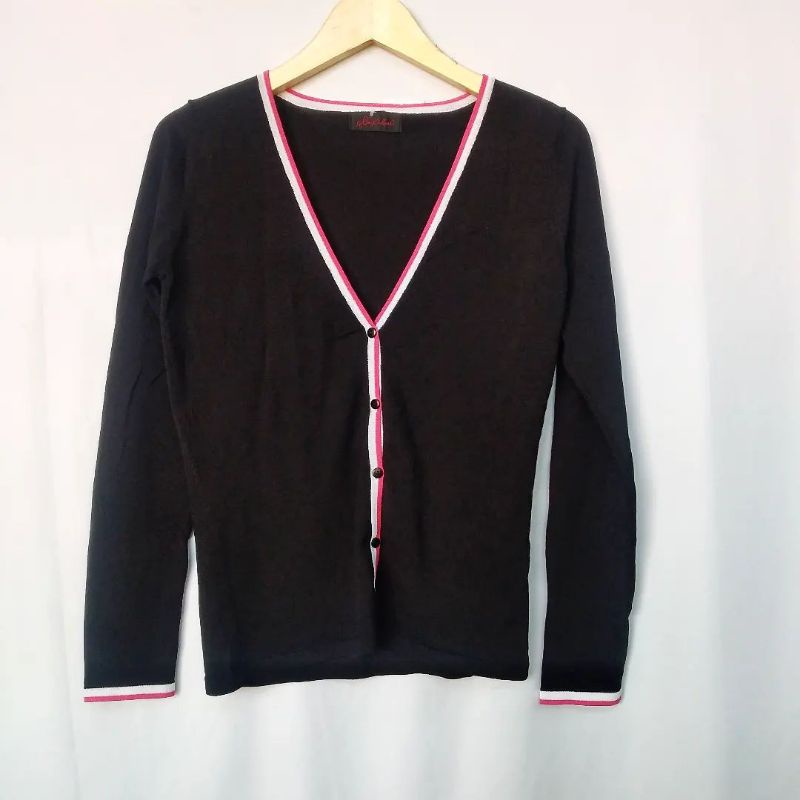 Cardigan Jersey Vneck