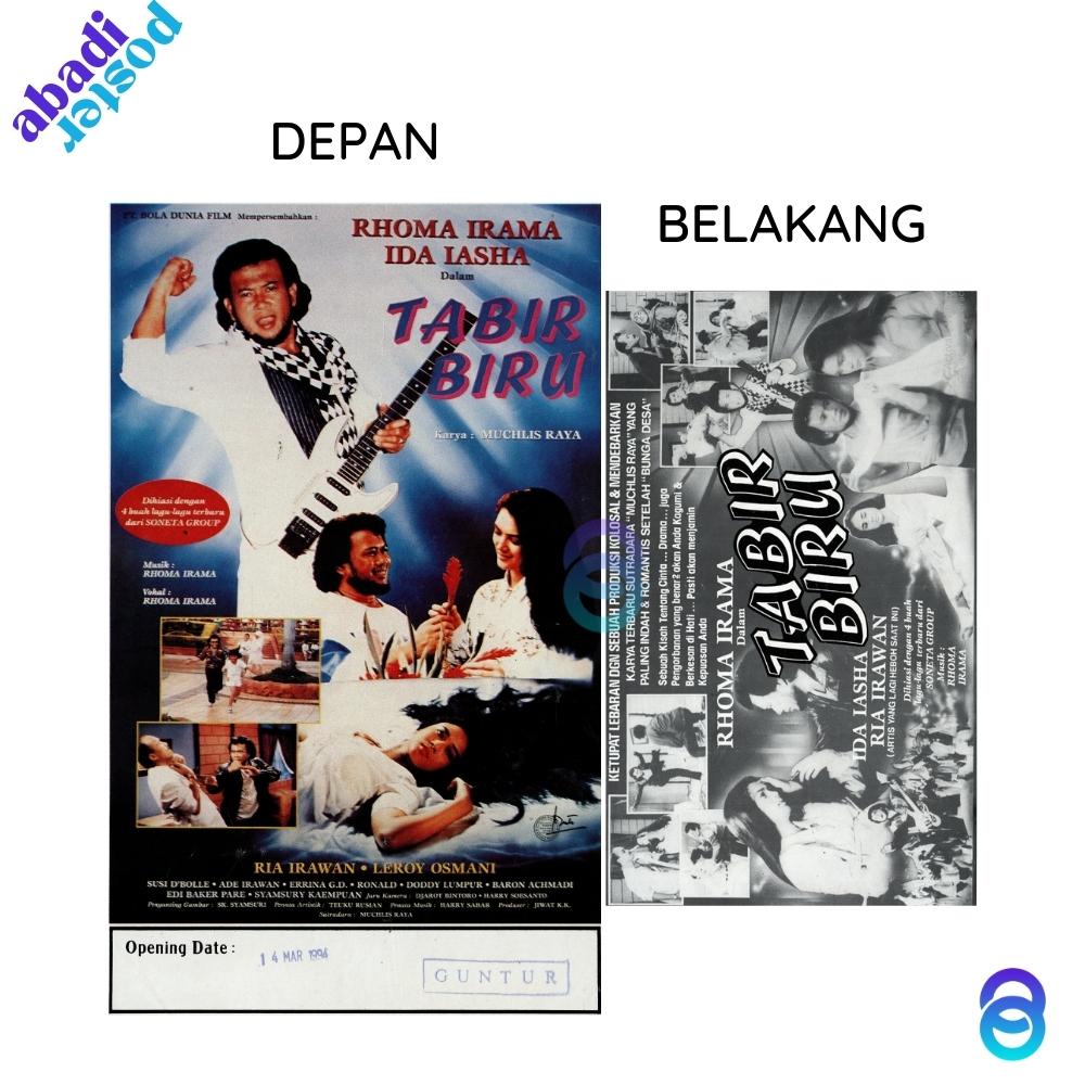 poster film lawas tabir biru - poster film rhoma irama