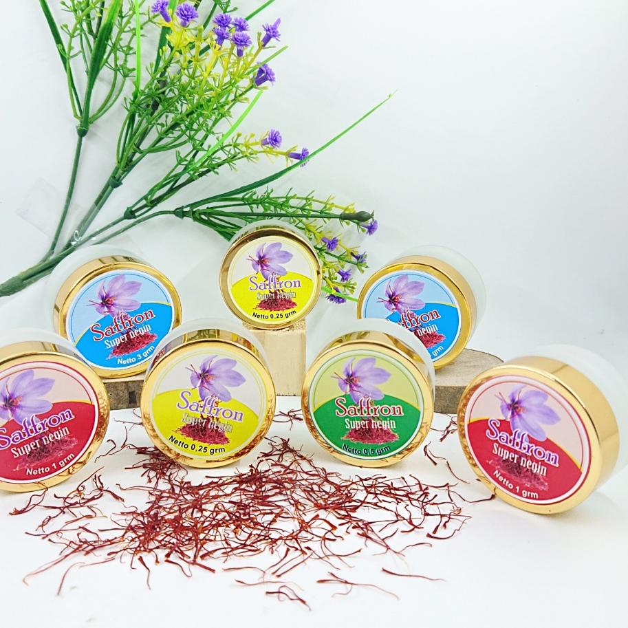 

↽ Bunga Saffron Super Negin Premium 1 Gram ORIGINAL Grade A ピ