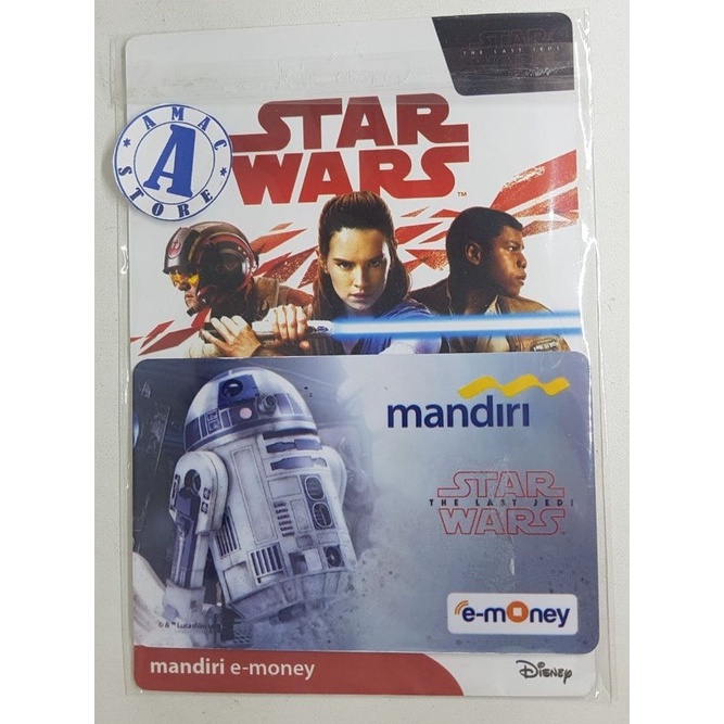 Mandiri E-Money Star Wars: The Last Jedi Edition - Robots #Original