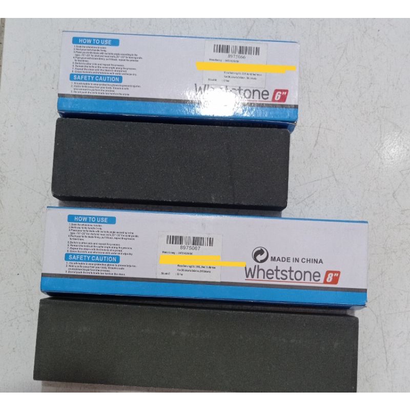 Batu asah pisau. Whetstone uk 06 dan 08