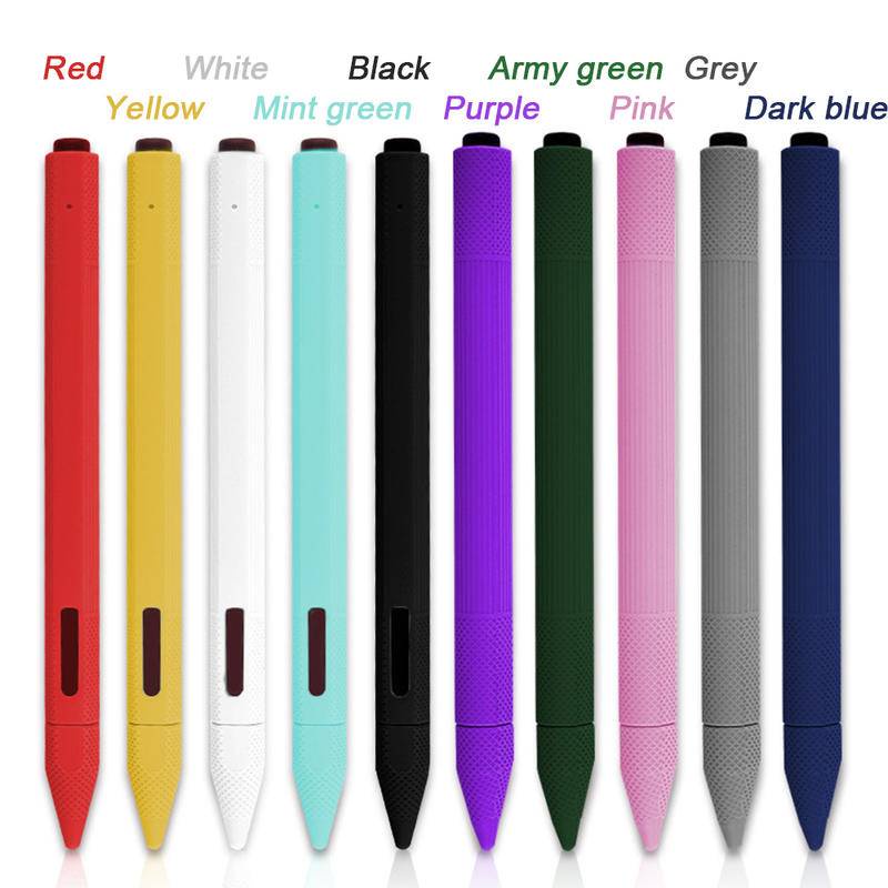 Soft Silicone Stylus Pelindung Case Tablet Touch Pen Tip Full Cover Pelindung Lengan Bungkus Holder Tas Untuk Permukaan Touch Pen