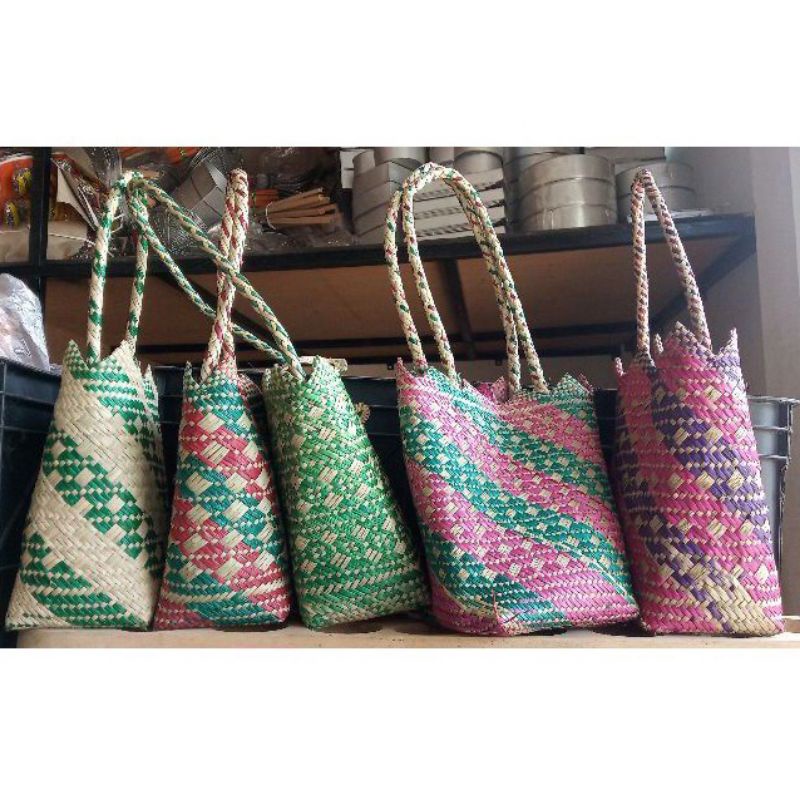 Bakul purun, keranjang purun, cover pot, cover anyaman pot, keranjang anyam, tas anyam