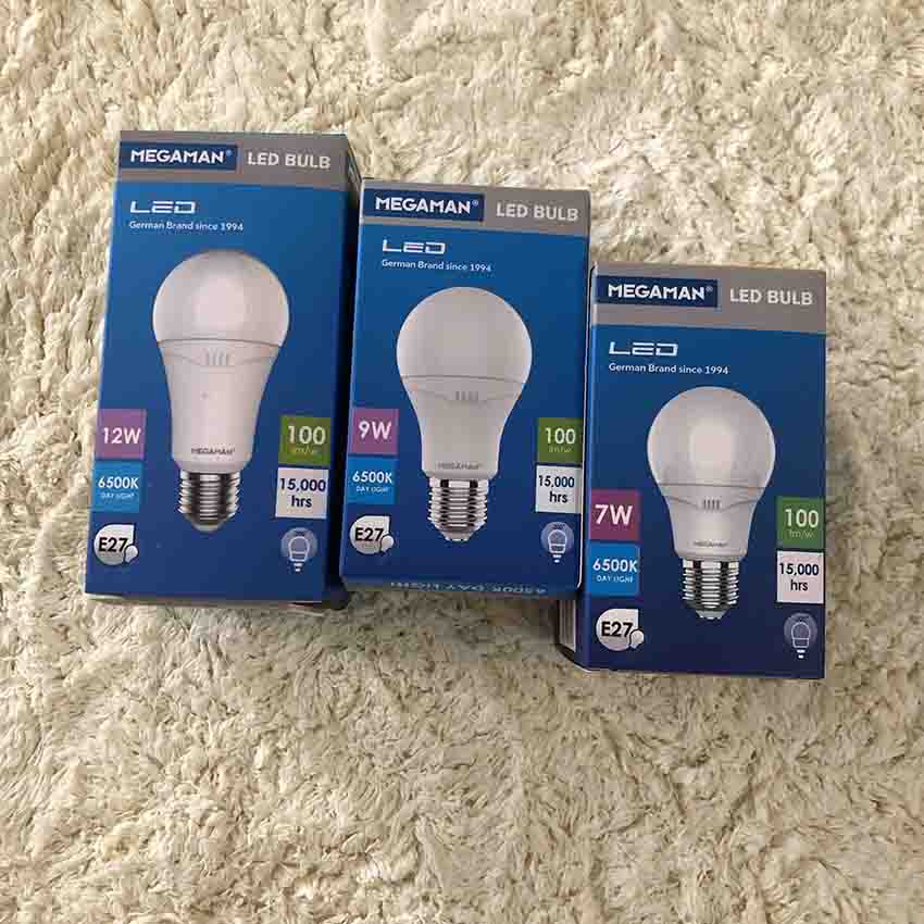 LAMPU MEGAMAN 7W|9W|12W  (PUTIH)LED BULD ORIGINAL | LAMPU BOHLAM-1pcs