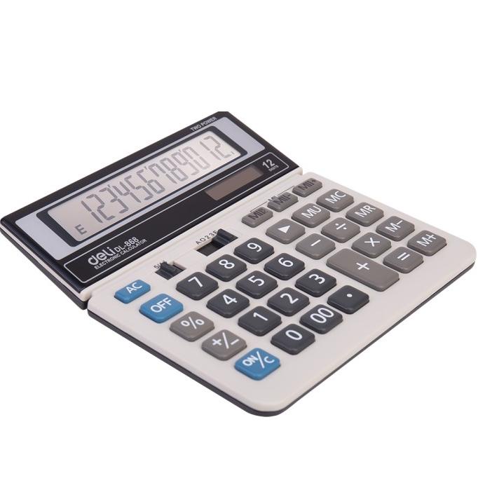 

Deli Kalkulator Meja Dual Power 12 Digit Garansi 3 Tahun W837 W868