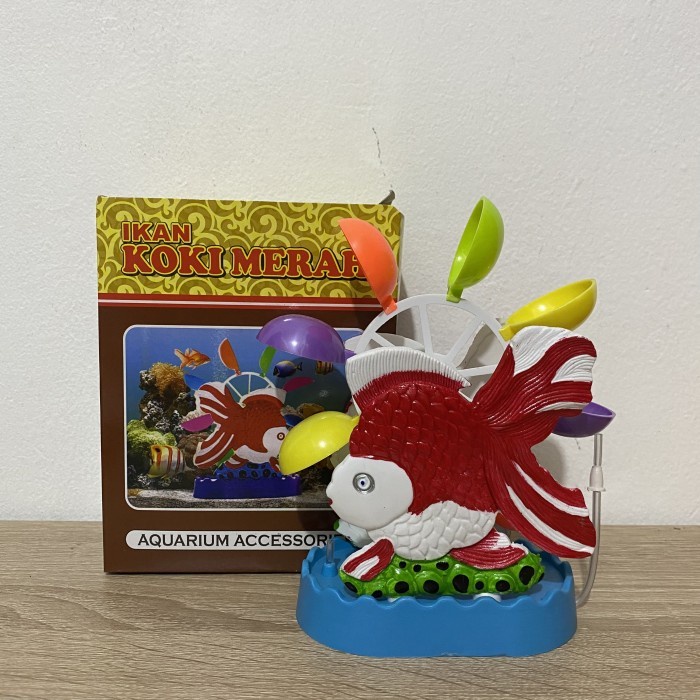 Hiasan Mainan Aksesoris Aquarium Aquascape Ikan Koki Merah SAKKAI PRO MAINAN HIAS AQUARIUM