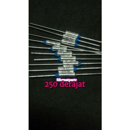 Thermofuse Sekring 10A 240 250 Derajat / Fuse Setrika Gosokan 240 250 10A / Thermofuse 10amper 250vo
