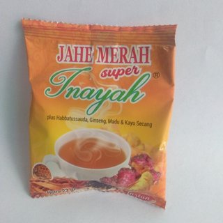 Paket SuperJahe Merah INAYAH Sachet Original Bpom - Suplemen Obat Herbal Kolesterol Dan Nyeri Sendi 