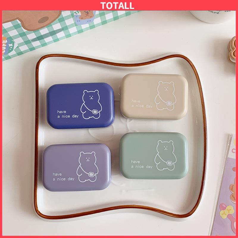 COD Wadah Kotak Penyimpanan Kontak Lens Mini Softlens Case Portable-Totall