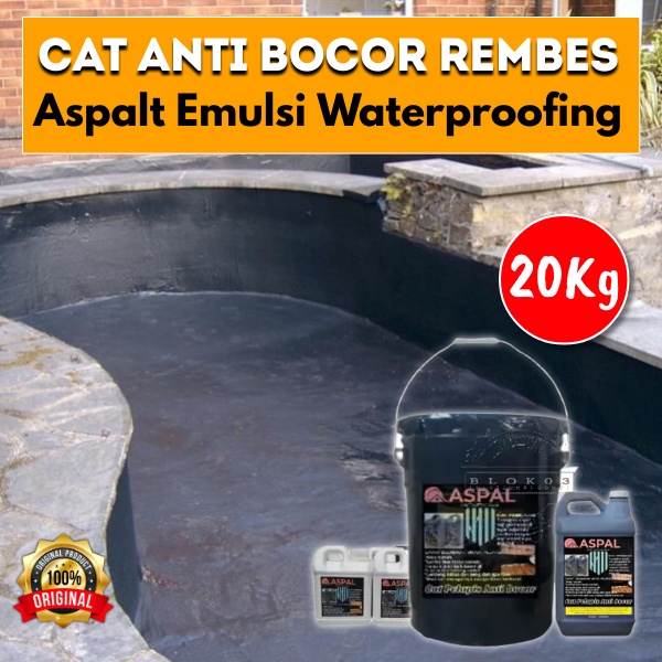 Jual Aspal Cair Serbaguna Kg Pelapis Anti Rembes Bocor Untuk Dak Beton Atap Rumah Asbes