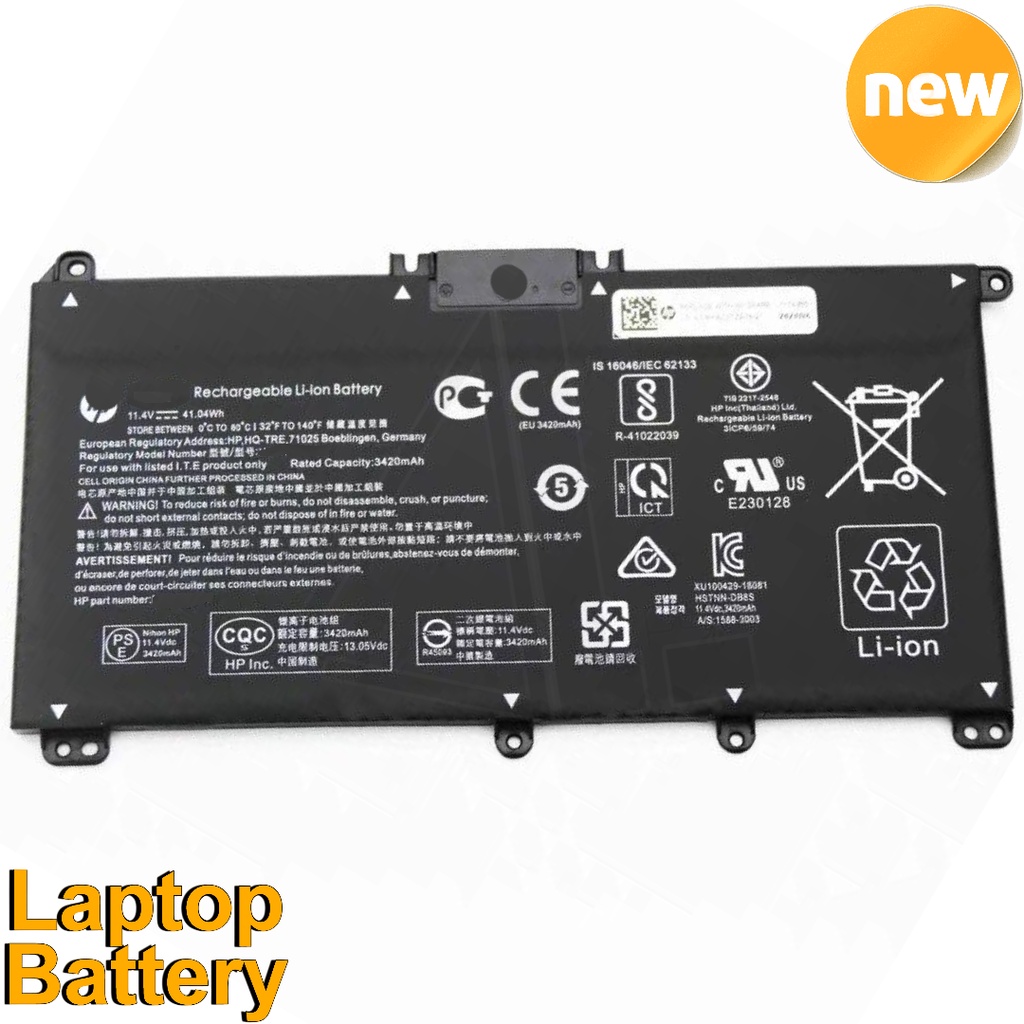 Laptop Battery HP 14S-DR HP 14S-EF HP 14S-ER HP 14S-FR Baterai Laptop NEW BERGARANSI