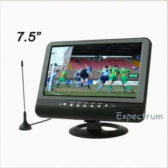 TFT LCD COLOR ANALOG TV 7.5 INCH WITH WIDE VIEW ANGLE - PORTABLE TV.