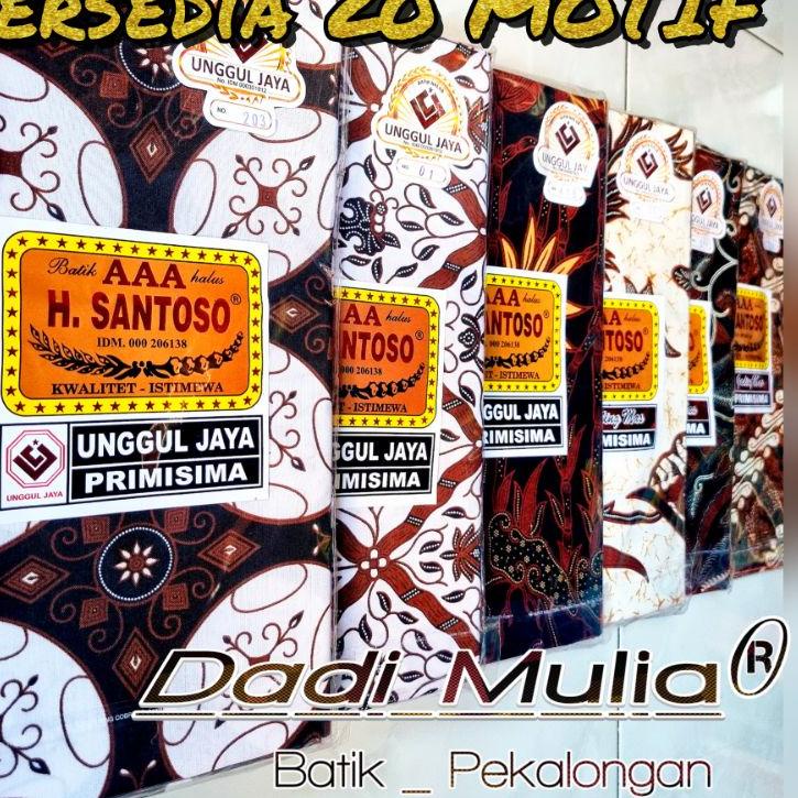 Menarik KAIN PANJANG SANTOSO UNGGUL JAYA berkualitas / kain unggul jaya / cukin / samping h santoso 