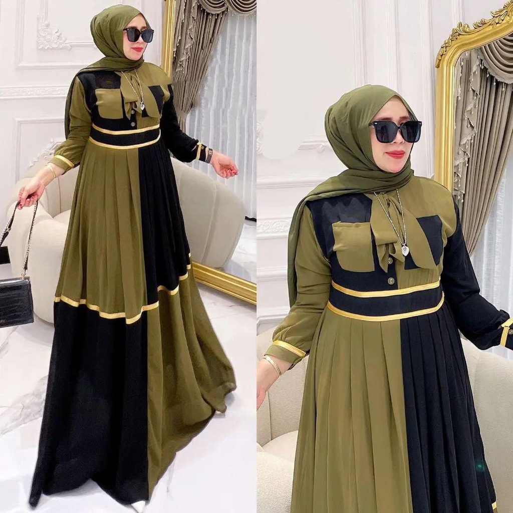 Gamis Murah l Saffa Dress l Dress Viral l Dress murah l Maxy Dress l Syari