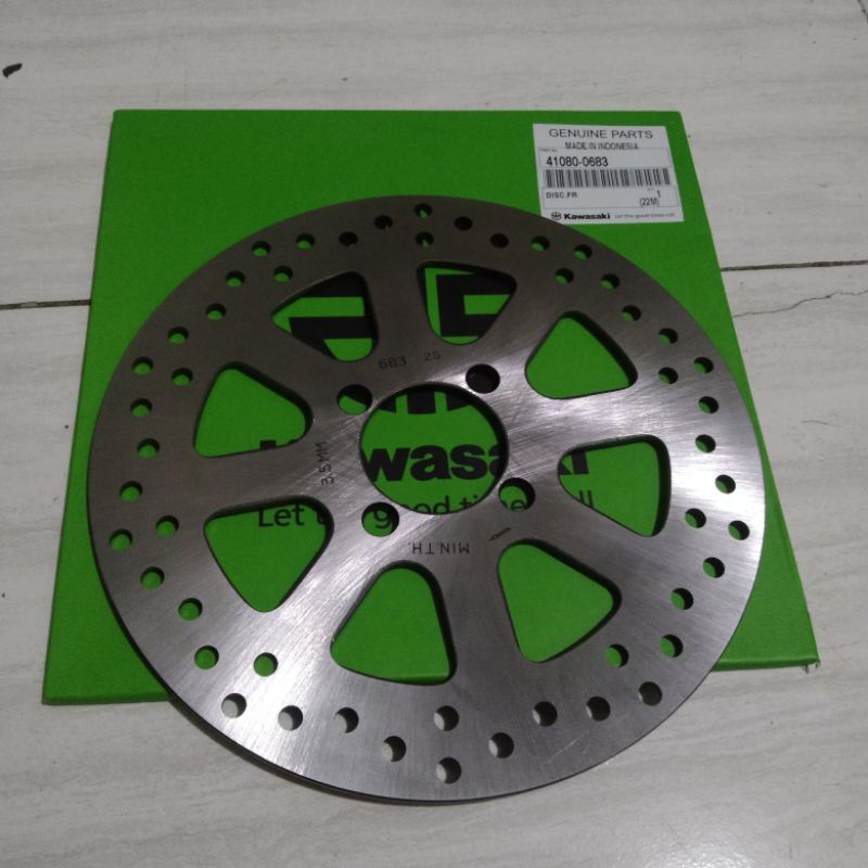 piringan cakram depan w175 w 175 original Kawasaki 41080-0683