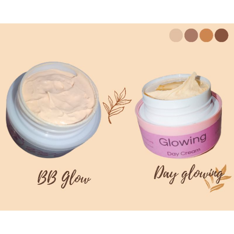BB glowing spf 50+/Cream siang glowing