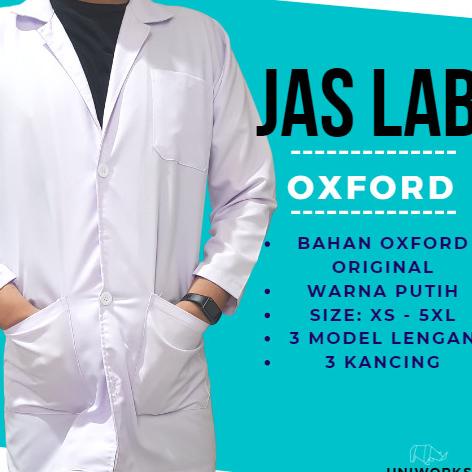 Jas Lab Dokter Multifungsi Bahan Oxford Original Uniworks