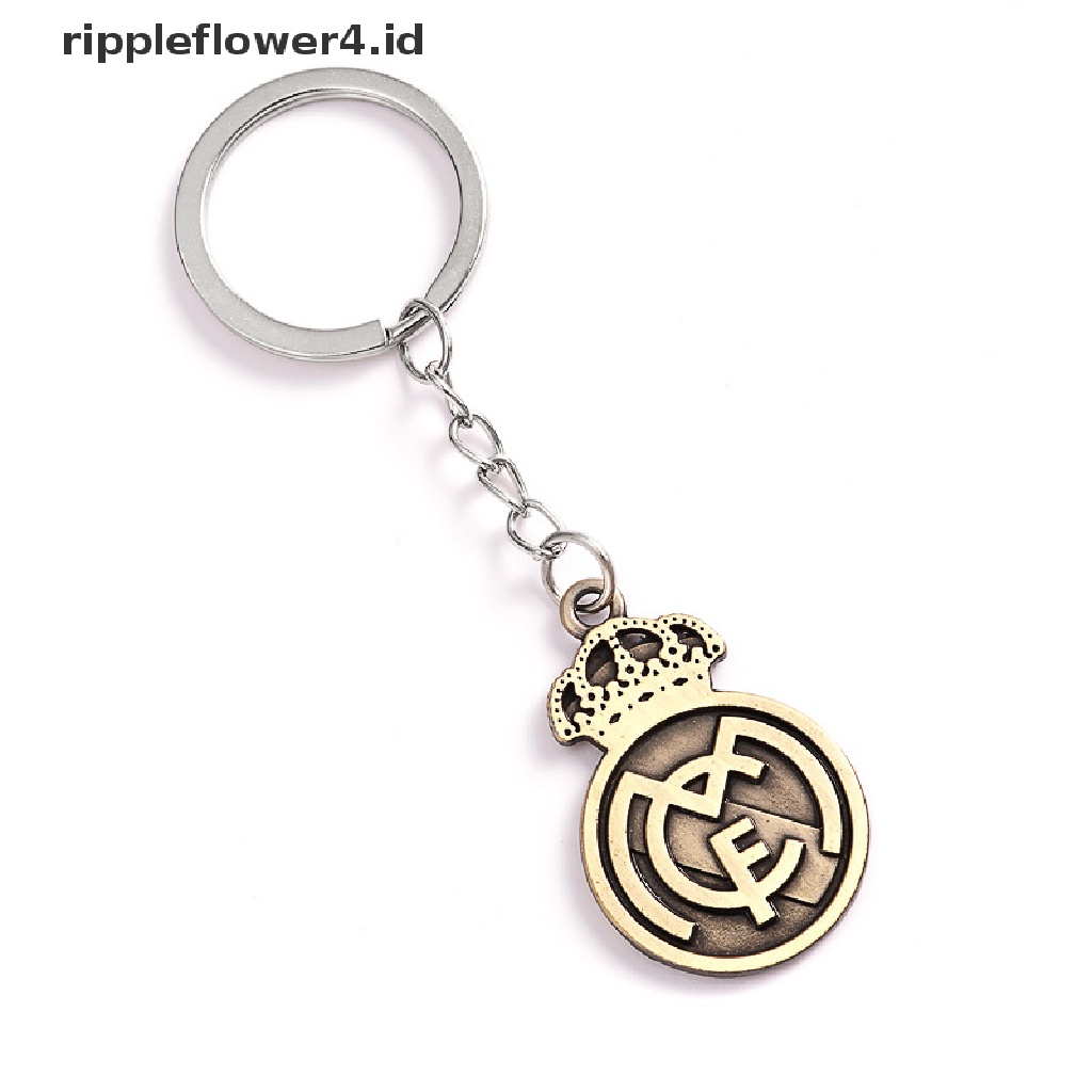 {rippleflower4.id} Gantungan Kunci Logo Tim Club Bola Gantungan Kunci Metal Keyholder Gantungan Kunci Mobil Untuk Eropa Countris Football Club Souvenir Untuk Fans Sepak Bola~