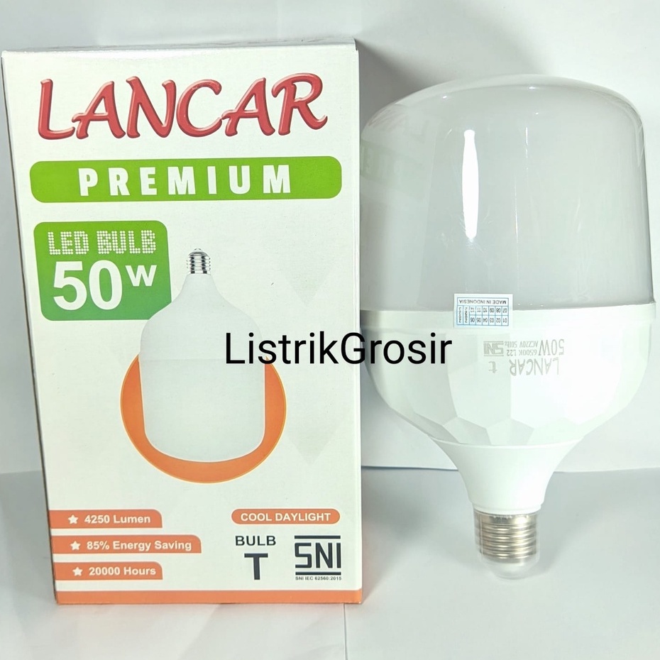 Capsule Lampu Led LANCAR PREMIUM T Bulb 50w 50 Watt Bohlam Led Kapsul