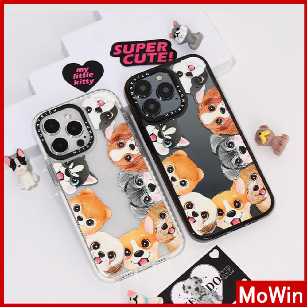 For iPhone 14 Pro Max iPhone Case Thick Soft Case Clear Case Shockproof Protection Camera Cute Puppy Compatible For iPhone 13 Pro Max iPhone 12 Pro Max 11 7Plus 8Plus 6Plus XR xs