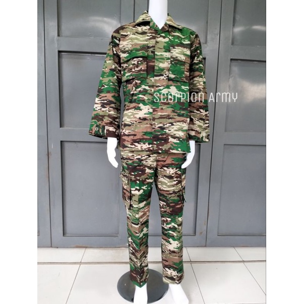 Baju PDL TNI AD Produksi Matra Darat Bahan Jatah Ori Panca Prima