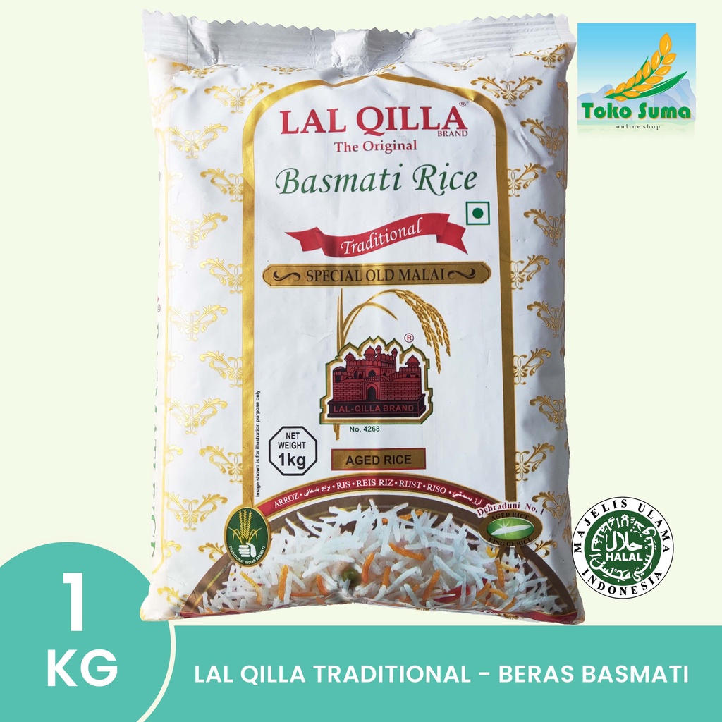 

Lal Qilla Traditional Beras Basmati 1KG