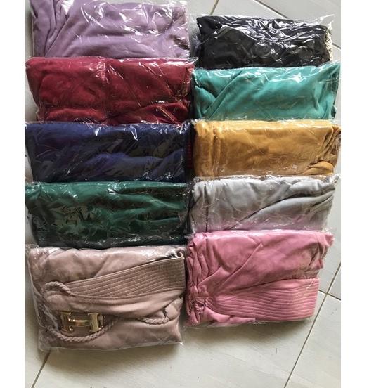 PTN.21De22ᵟ ‑ Hijab InstanFree Gesper Tali Kepang Belakang / Jilbab Bergo JerseyRempel Cantik Cocok 